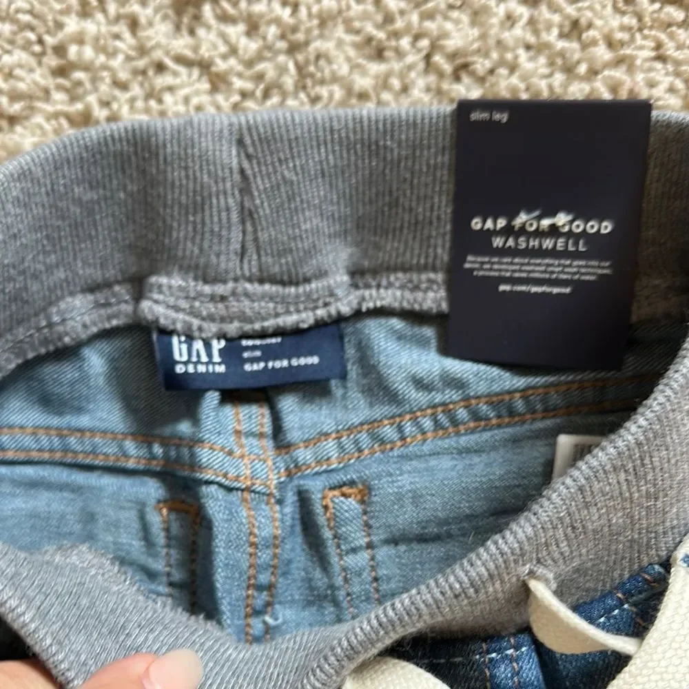 GAP Blue and Gray Relaxed Fit Jeans